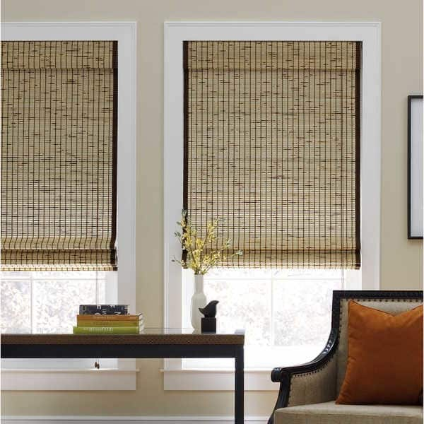 bamboo roman shades tortoise natural bamboo roman shade SSRLKOF