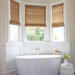 bathroom window treatments woven window fix RWKFMQR