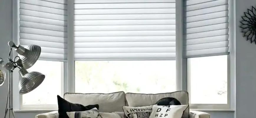 bay window blinds bay window treatments - window blinds VSNRWJQ