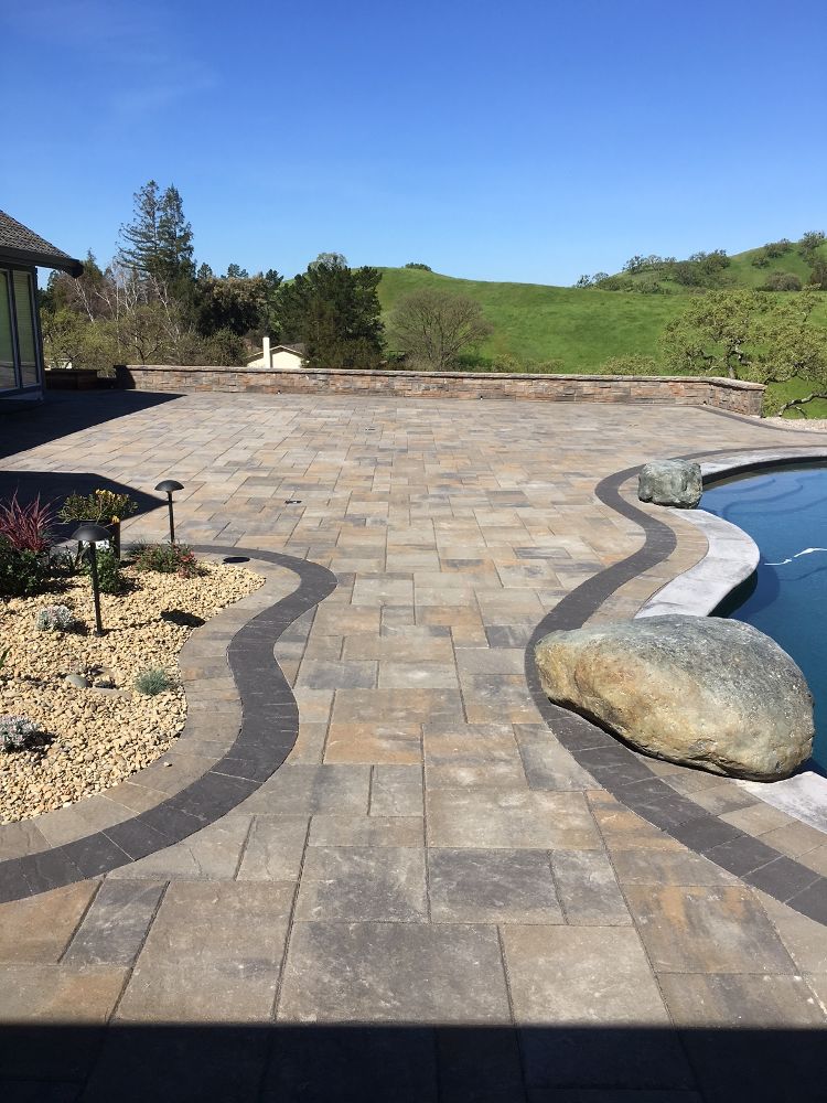 belgard pavers - black diamond paver stones u0026 landscape - alamo, ... YJAFXDH