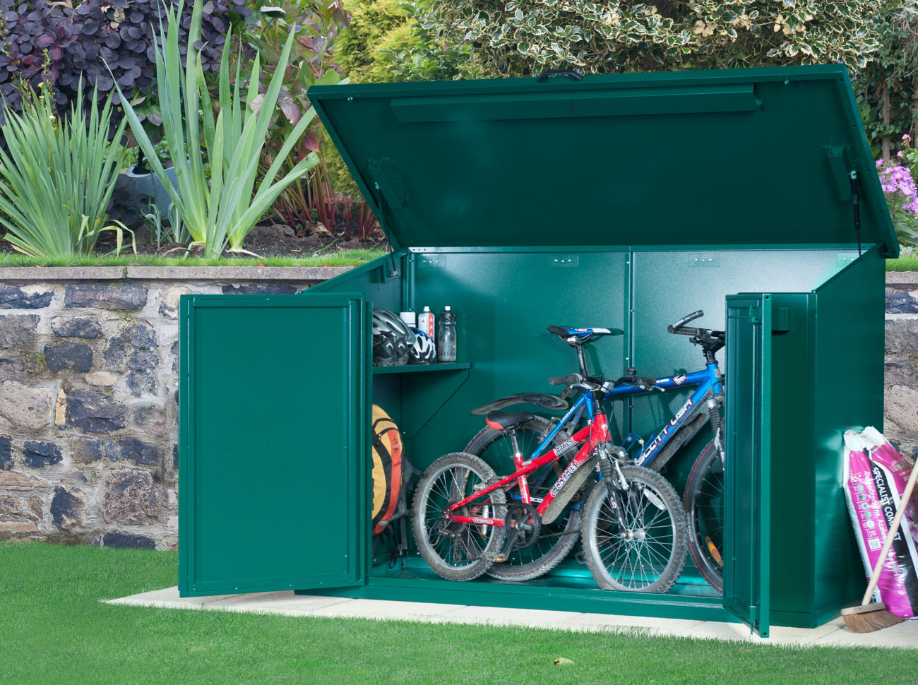 bike storage shed access bike store YZQYEHW