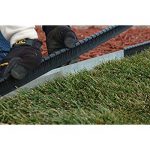 black guard-n-edge protective cover for metal lawn edging | includes 30 feet AEBRUMO