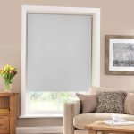 black out blind grey thermal blackout roller blind YOFSPNV