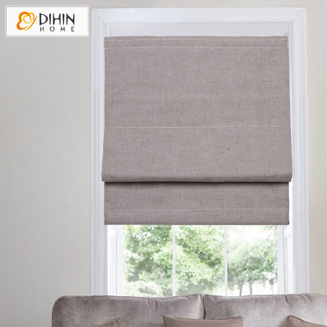 blackout roman blinds dihin home cotton/linen blackout curtain roman blinds curtain for kitchen  bathroom FMGRXIA