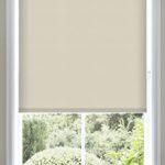 blackout roman blinds image for rimini (blackout), cream - roller blind ... AXEOHUS