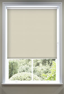 blackout roman blinds image for rimini (blackout), cream - roller blind ... AXEOHUS