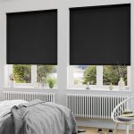 blackout roman blinds sevilla tranquility black blackout roller blind VTOCUPF