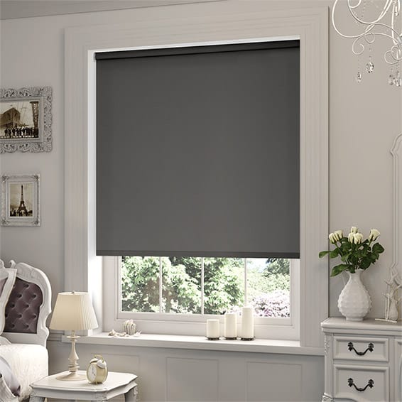 blackout roman blinds sevilla tranquility pewter blackout roller blind UOVLCLH