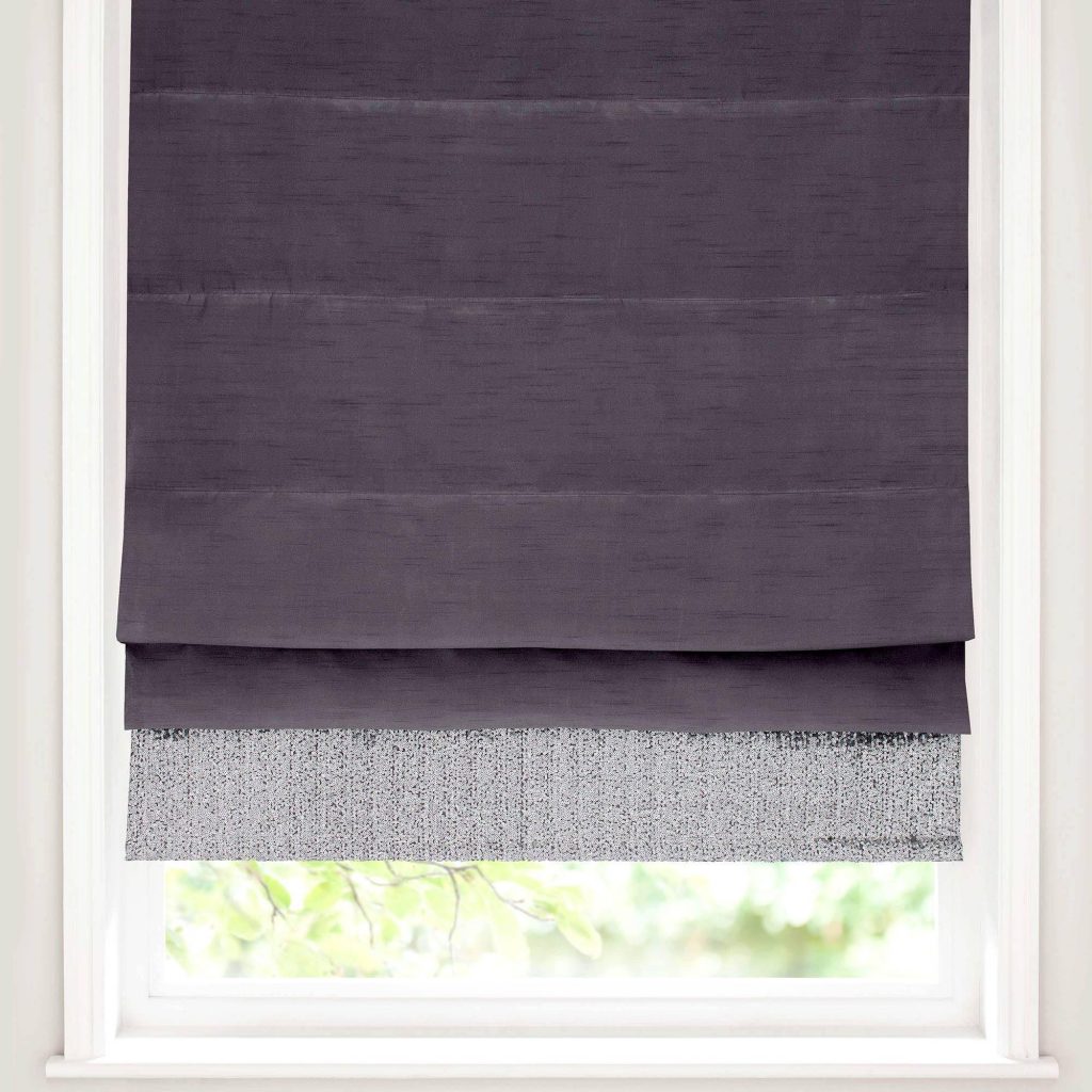 blackout roman blinds silver sequin border thermal blackout roman blind WZKHKQU