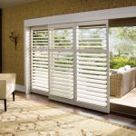 blinds for sliding doors plantation shutters for sliding glass patio doors MEBXIFC