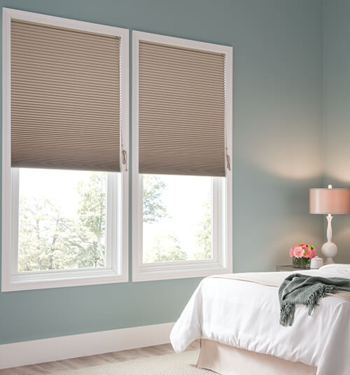 blindsgalore® gallery cellular shades: blackout shown in pathway TXKSMUR