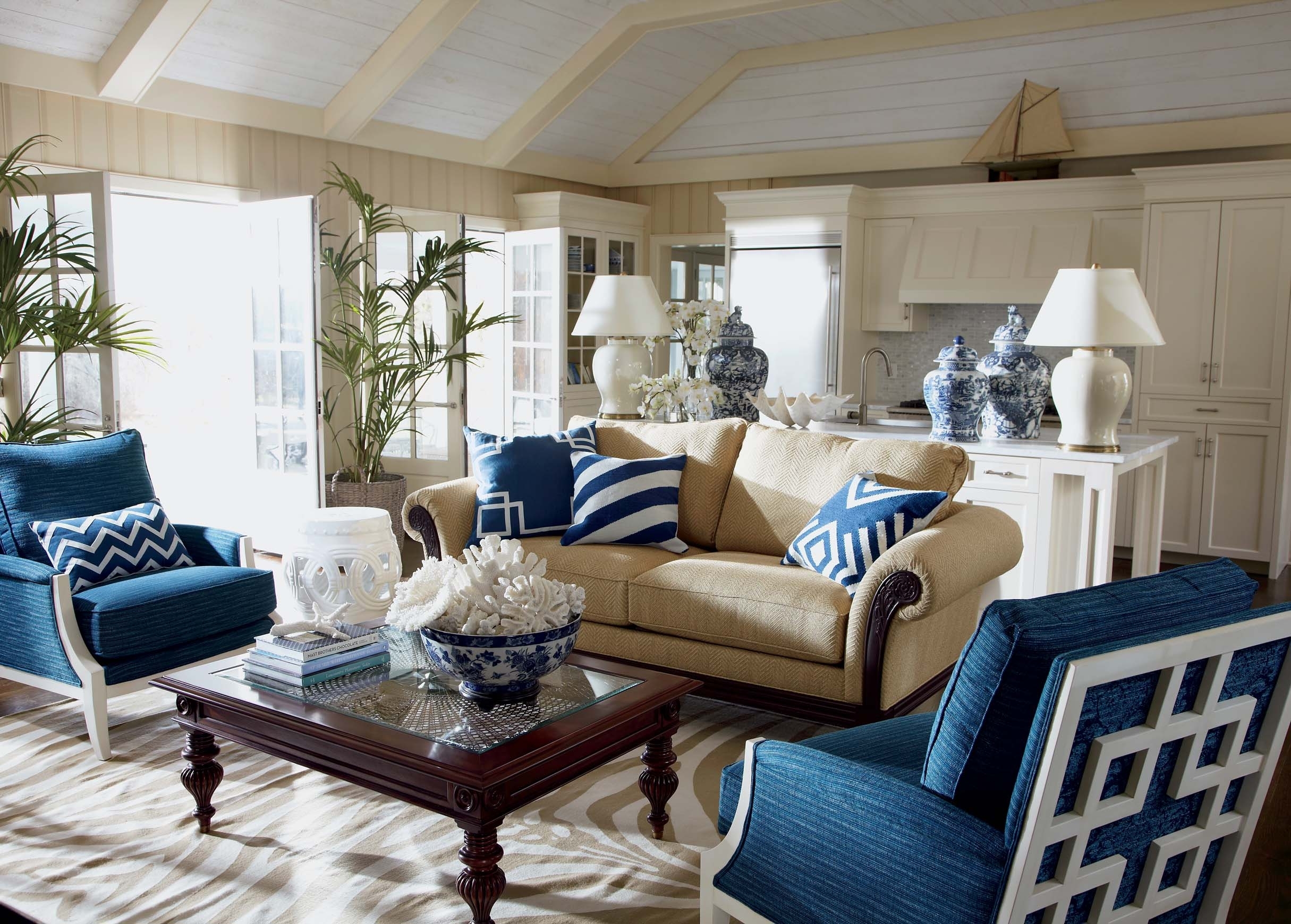 blue sunroom furniture VQVMYKD