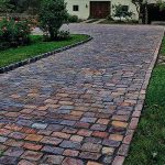 brick driveway granite driveway diy brick pavers drive borders installations MQMEVPZ