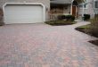 brick driveway paver brick pattern driveway QMYFFHG