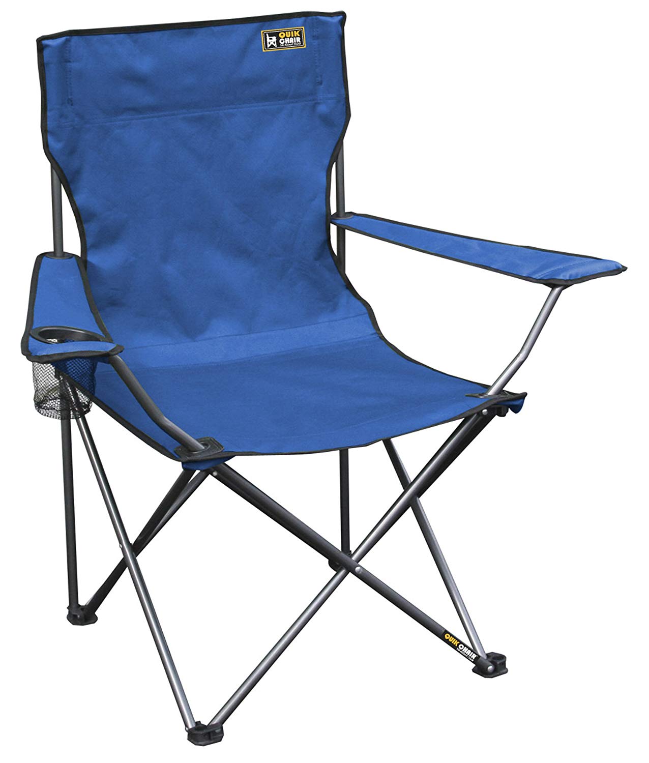 camp chairs amazon.com : quik chair folding quad mesh camp chair - blue : SGRJFKI