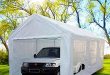 car shelters peaktop 20u0027x10u0027 heavy duty portable carport garage car shelter canopy party MCHWSYQ