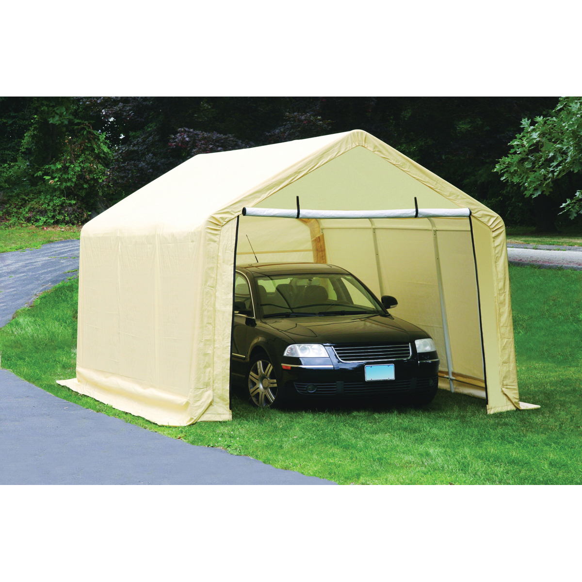 carport garage 10 ft. x 17 ft. portable garage QQCQEIS