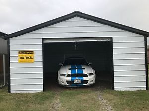 carport garage image is loading garage-18x21x7-all-steel-metal-garage-carport-installed- MZPWMEY