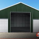 carport garage large commercial garage with three large roll up garage doors. LYGAOAI