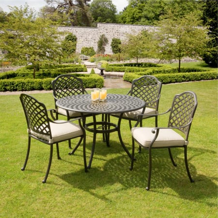 cast aluminium garden furniture suntime buckingham 1m cast aluminium patio furniture set FTPAWJH