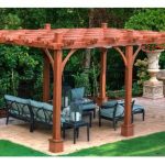 cedar pergola kit | 12×16 MKYNTHN