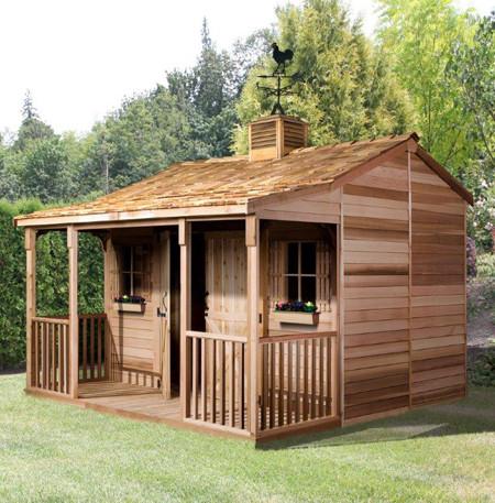 cedar sheds cedarshed ranchhouse kit FXYDFAG