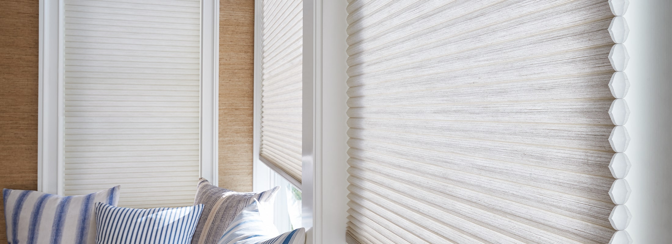 cellular shades in architella alexa desert sands - duette with closeup ... BJNOGMD