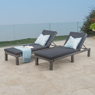 chaise lounge outdoor puerta outdoor adjustable pe wicker chaise lounge with cushion by  christopher RZDRUGS