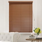 chicology faux wood blinds / window horizontal 2-inch venetian slat, faux MZDAUKU