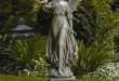 classic angel garden statue WJRHOUF