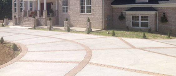 concrete driveways are more flexible and can be patterned using different WOLWKQF