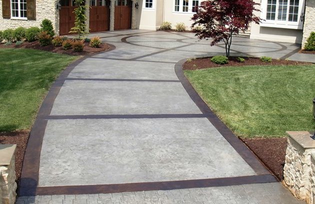 concrete driveways | birmingham, trussville, al | landscape professionals  llc BLVGNCA