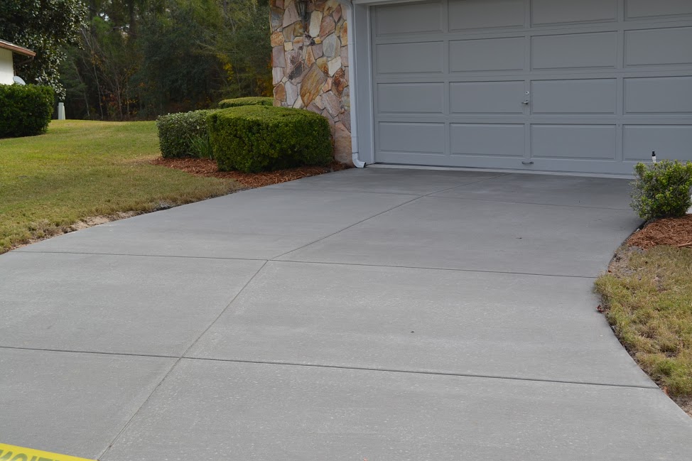 concrete driveways concrete driveway restoration performed in central florida OMKBTYA