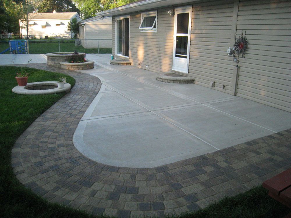 concrete patio designs | concrete patio ideas and pictures is a part QERMNHE