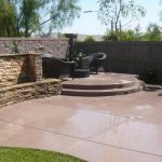 concrete patio ideas colored concrete quality living landscape san marcos, ca IDQRZHT