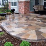 concrete patio stones ideas LEVUEXK