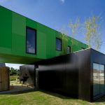 container house design green and black containers house FXUDWIK