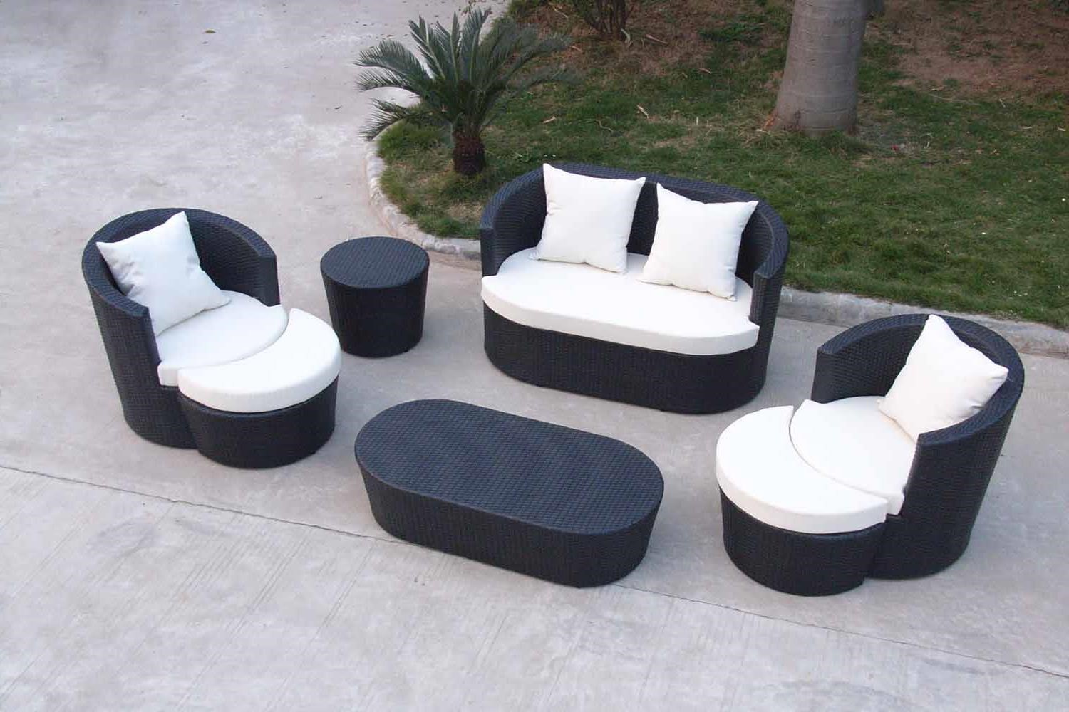 contemporary modern patio furniture LJCFLZP