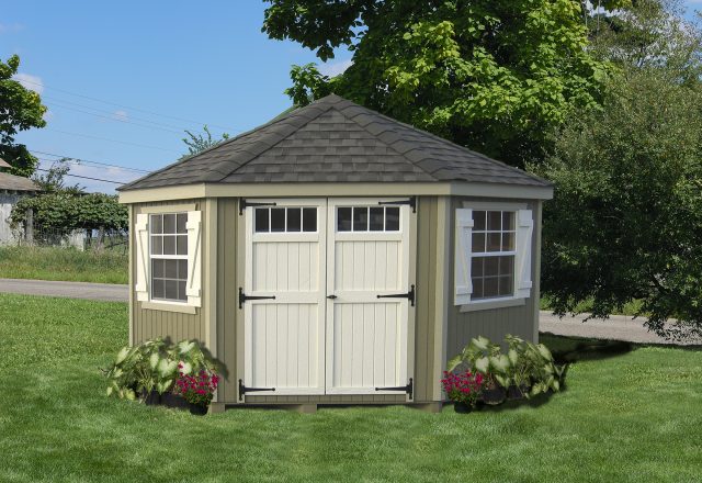 corner sheds colonial five corner 10 x 10 shed | bettersheds.com IQFVWUK