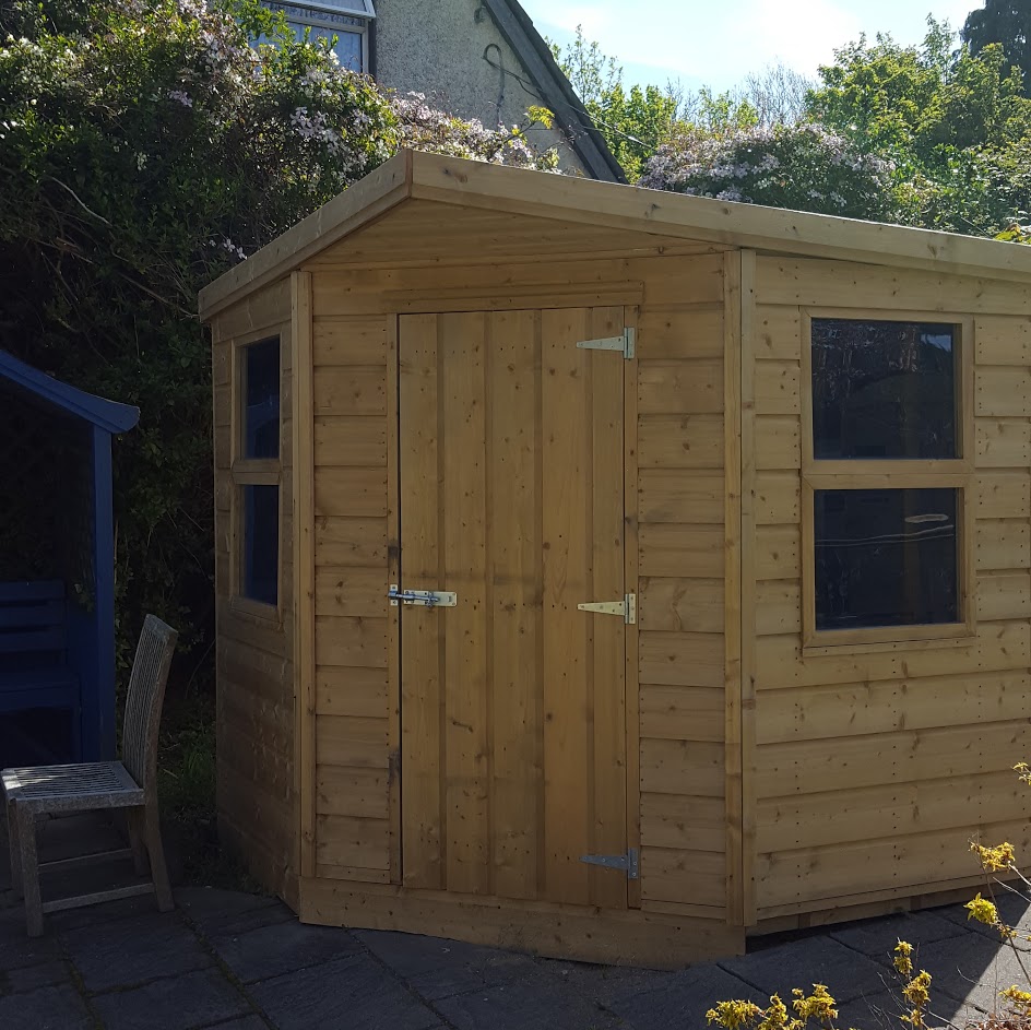 corner sheds corner garden shed VTRGMIB