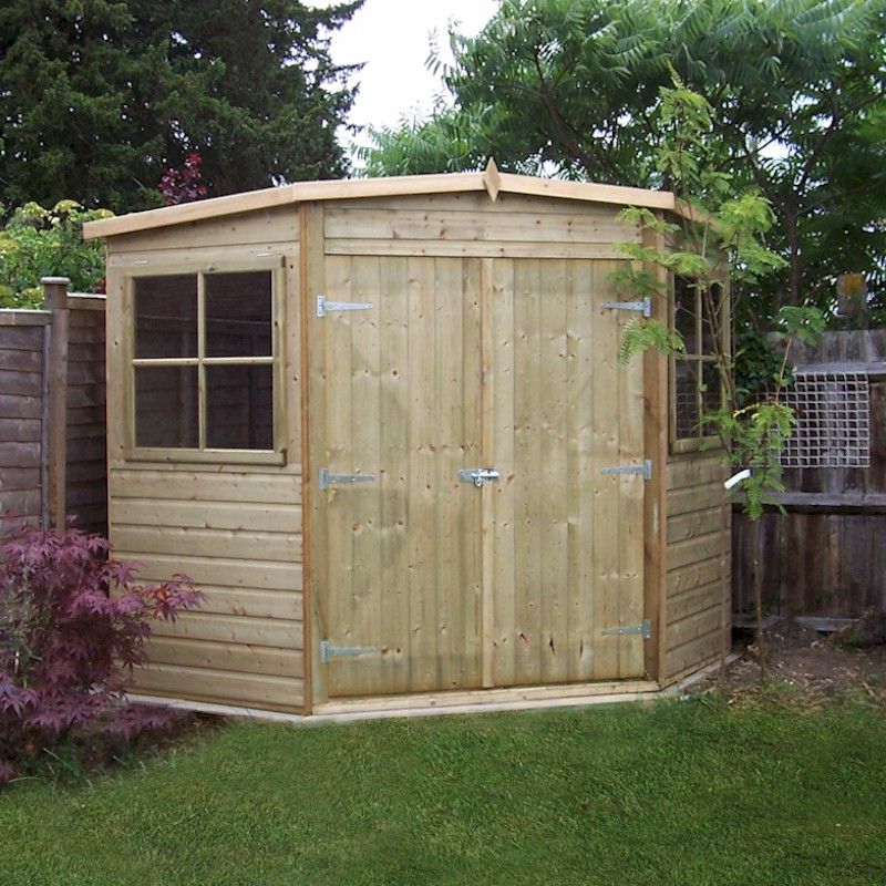 corner sheds shire pressure treated corner shed 8x8 HTZGBNU