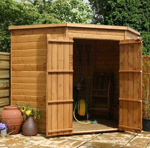 corner sheds this 7×7 corner shed is windowless, making it a perfect security shed. CNMGWAX