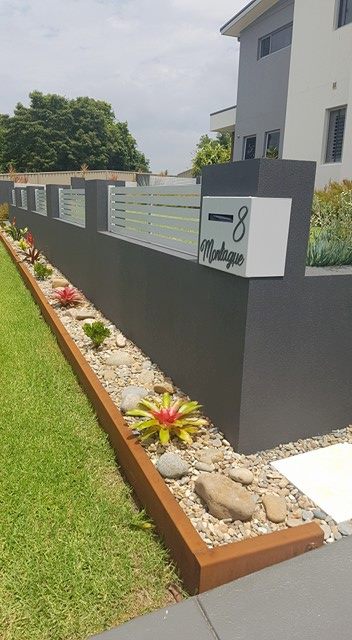 corten garden edging with return fold by ironbark metal design XJOMBDQ