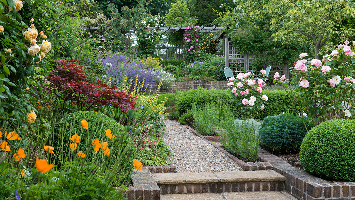 cottage garden idea garden OERUCJY