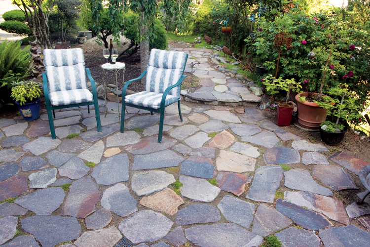 create your own flagstone patio ZGEYZHD