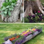 creative garden ideas 24 creative garden container ideas | use tree stumps and logs as XECAUEJ