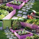 creative garden ideas paint pallet garden edging - 20 creative garden bed edging ideas projects HGACDFR