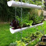 creative garden ideas plastic pipe hanging garden idea SVBOFJA