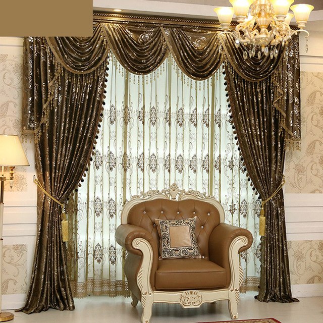 custom curtains custom curtain high class european luxury velvet fabrics bronzing embossing  cloth CCNMTSN