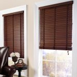 dark coffee wooden blinds BEEWDDV